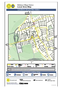 Local Area Map Locations Around This Station