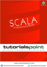 Scala Tutorial
