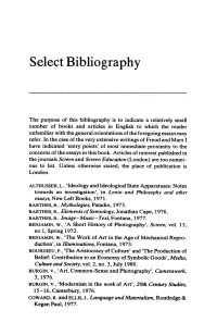 Select Bibliography