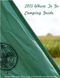 2013 Where to Go Camping Guide