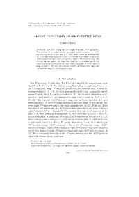 ALMOST PRINCIPALLY SMALL INJECTIVE RINGS 1. Introduction