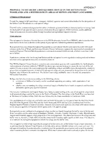 Appendix 7 Proposal to Establish a Red Squirrel Refuge in the Sefton Coast Woodlands and a Buffer Zone in Areas of Sefton and West Lancashire