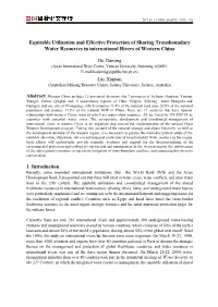 Paper for River Symposium