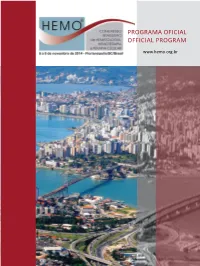 Programa Oficial Official Program