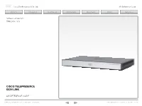 Cisco Telepresence ISDN Link API Reference Guide (IL1.1)