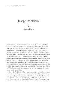 Joseph Mcelroy Andrew Walser