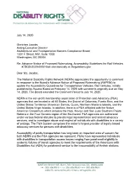 Comments Originally Due on May 14, 2020