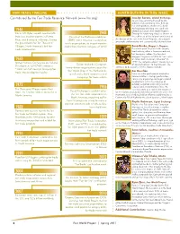 Fair Trade Timeline Contributors in This Issue