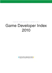 Game Developer Index 2010 Foreword