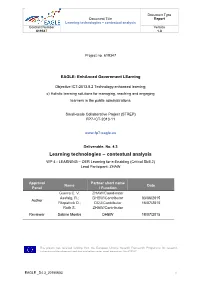 3 Competency Sets of Suitable Learning Technologies