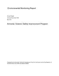 Environmental Monitoring Report Armenia