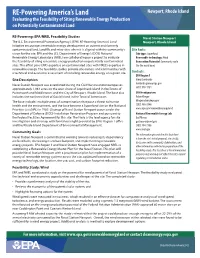 Evaluating the Feasibility of Siting Renewable Energy Production on Potentially Contaminated Land