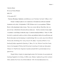Similarities and Differences in a Christmas Carol and “A House to Let”