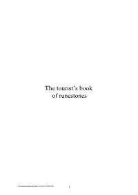 The Tourist's Book of Runestones