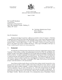 Turboliner Modernization Project Delays