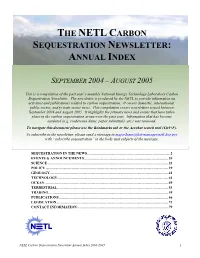 The Netl Carbon