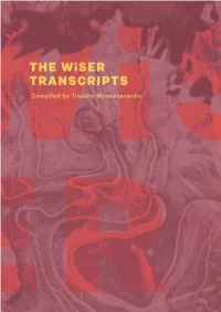The Wiser Transcripts. Batch 1.Pdf