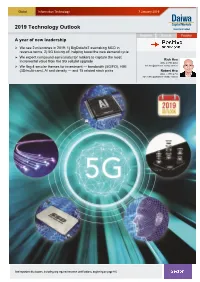 2019 Technology Outlook
