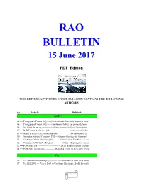 Bulletin 170615 (PDF Edition)