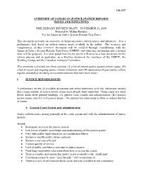 Draft Overview of Jamaican Justice System Reform
