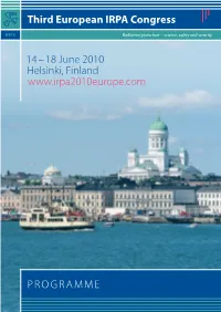PROGRAMME Contents