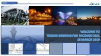 Tender Briefing Slides