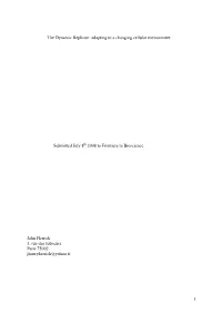 1 the Dynamic Replicon: Adapting to a Changing Cellular Environment