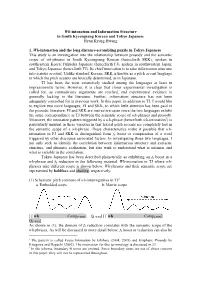 1 Wh-Intonation and Information Structure in South Kyeongsang