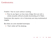 Combinatorics