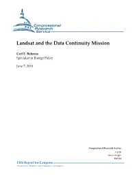 Landsat and the Data Continuity Mission