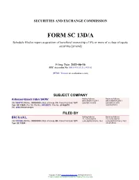 Anheuser-Busch Inbev SA/NV Form SC 13D/A Filed