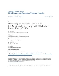 (CONUS) Land Cover Change with Web-Enabled Landsat Data (WELD) M C