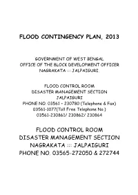 Disaster Management Plan of Nagrakata Block