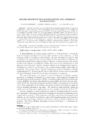 Shanks Sequence Transformations and Anderson Acceleration