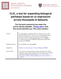 A Tool for Expanding Biological Pathways Based on Co-Expression Across Thousands of Datasets