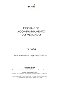 Informe De Acompanhamento Do Mercado