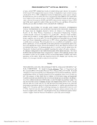 Section Abstracts: Botany