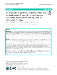 An Integrative, Genomic, Transcriptomic and Network-Assisted