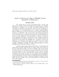 Bengal 1876-1947: Asutosh Mookerjee and Mathematics*