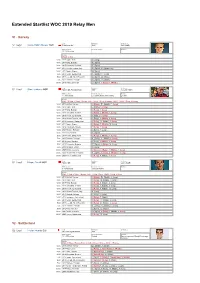 Extended Start List (PDF)