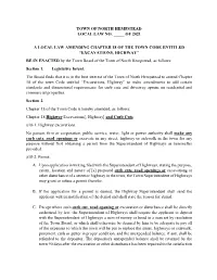 Of 2021 a Local Law Amending