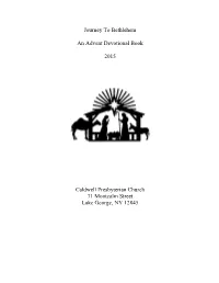 Advent Devotional Book 2015