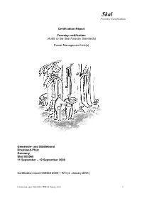 Certification Report