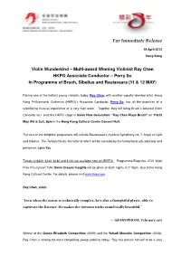 For Immediate Release