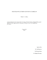 THE ROMAN BOULEUTERION and ODEON at ASHKELON Robyn L. Le Blanc a Thesis Submitted to the Faculty of the University of North Caro