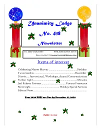 Newsletter December2020 Wsv (Pdf)