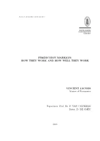 Prediction Markets: How They Work and How Well They Work