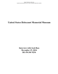 USHMM Finding