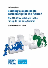 Building a Sustainable Partnership for the Future?