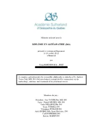 First Definitions of Osteopathy
